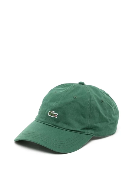 Унисекс кепка Lacoste с нашивкой логотипа, зеленая