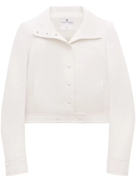 Женская виниловая куртка Courrèges Reedition, белая