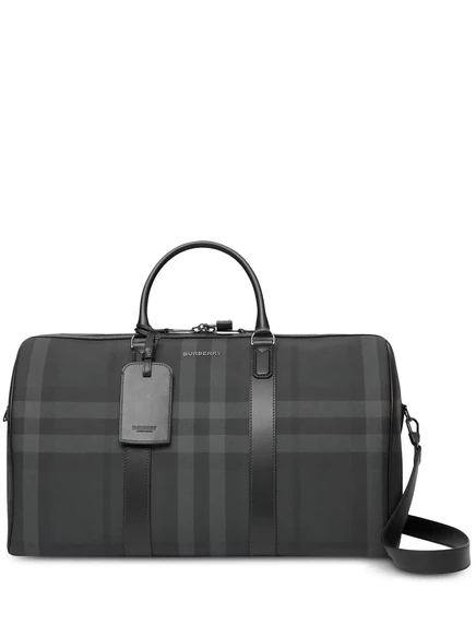 Сумка Burberry из искусственной кожи в клетку grey