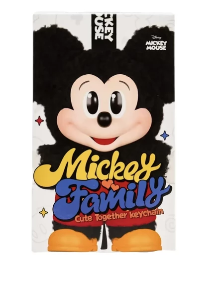 Плюшевая подвесная коробка для штор серии Disney Mickey Family Together от Pop Mart (15 см) white