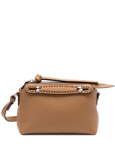 Женская мини-сумка Fendi By The Way Selleria, коричневая