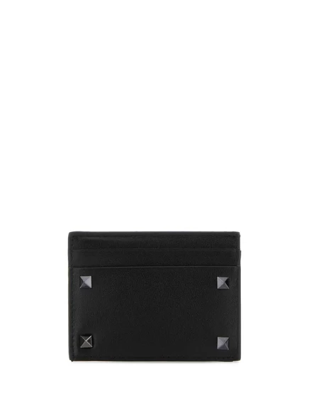 Мужской картхолдер Valentino Garavani Rockstud, черный