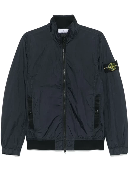 Куртка-бомбер с компасным мотивом Stone Island blue