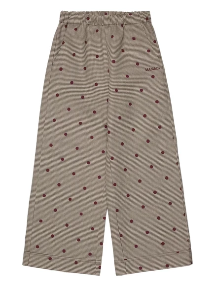 MAX&Co. Детские брюки в клетку brown
