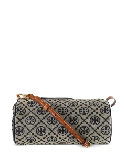 Женская сумка-тоут Tory Burch с монограммой, темно-синяя