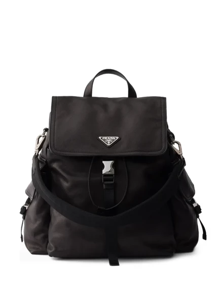 Мужской рюкзак prada explore кожаный, черный