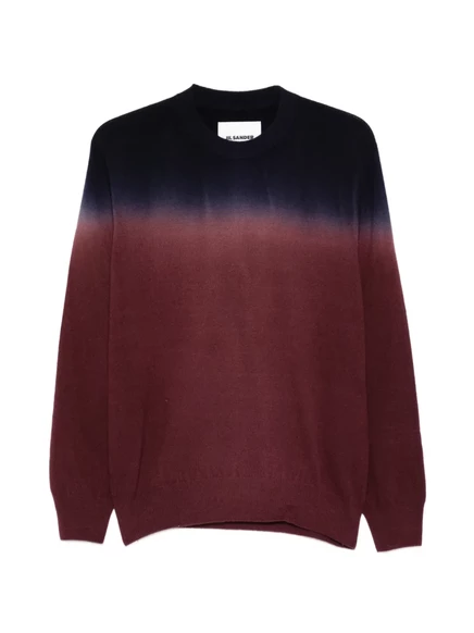 Мужской джемпер Jil Sander из легкой шерсти, красный