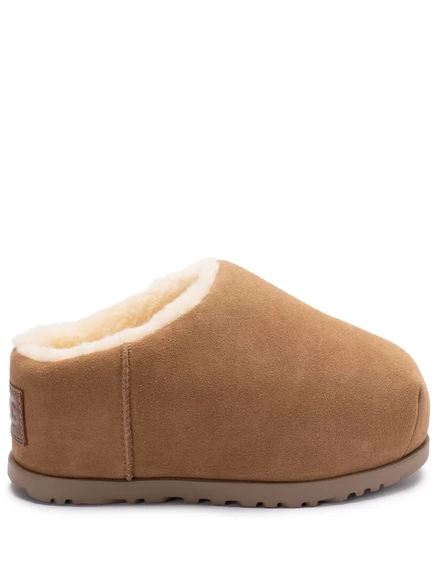 Женские тапочки Ugg замшевые с меховой подкладкой