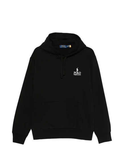 Мужское худи Polo Ralph Lauren с вышитым логотипом, черное