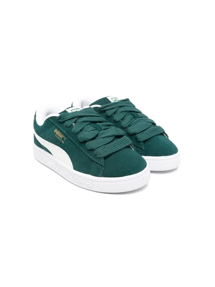 Детские замшевые кроссовки Puma Kids XL green