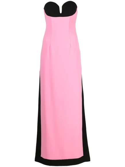V:Платье в опаловый цветовой блок от PM ATELIER pink