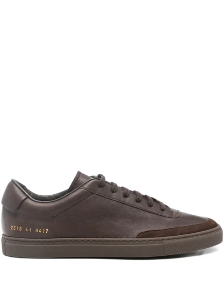 Мужские кроссовки Common Projects кожаные, темно-коричневые