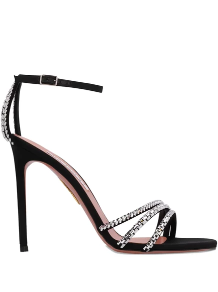 Женские босоножки Aquazzura Milagros на шпильке, черные