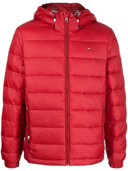 Мужская стёганая куртка Tommy Hilfiger, красная