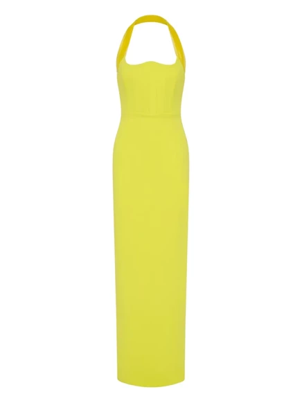Вечернее платье Rachel Gilbert Maria yellow