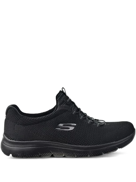 Женские низкие кроссовки Skechers Summits Cool Classic, черные