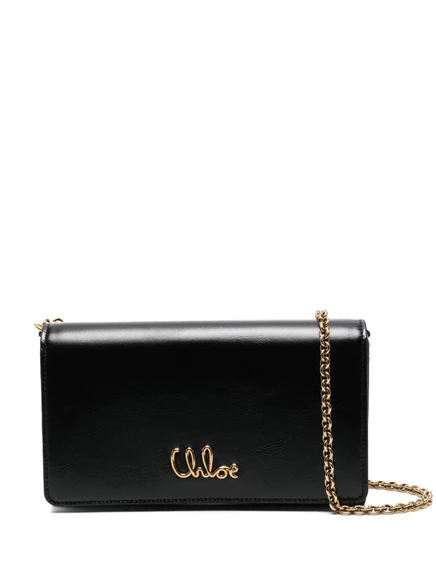 Женская сумка Chloé Iconic через плечо, черная