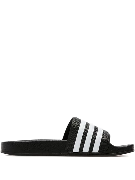 Унисекс шлепанцы Adidas Adilette 3-Stripes, черно-белые