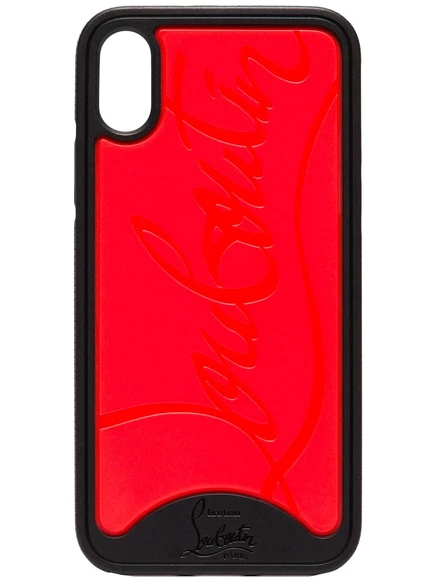 Чехол Christian Louboutin Loubiphone для iPhone X, черно-красный
