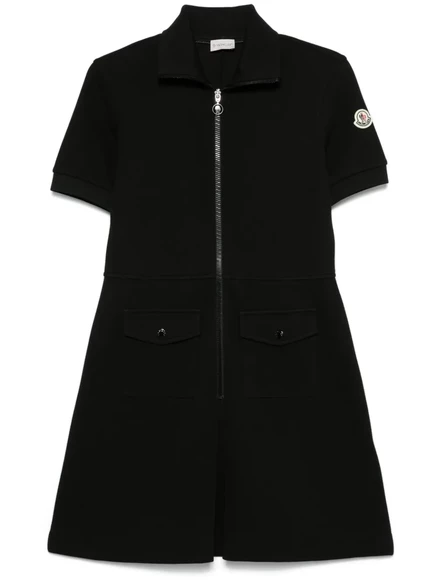 Мини-платье-поло Moncler black