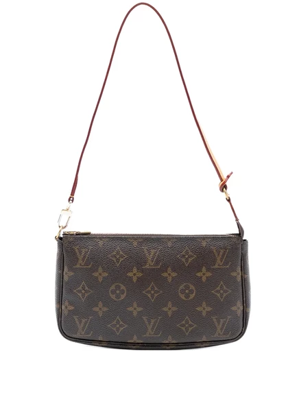 Сумка через плечо с аксессуарами Monogram Pochette 2000 года выпуска, бывшая в употреблении у Louis Vuitton