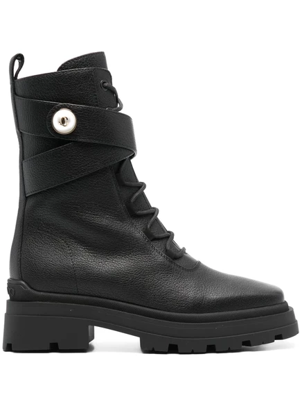 Армейские ботинки Jimmy Choo Noemi black