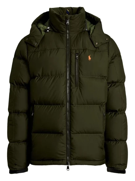 Пуховик Polo Ralph Lauren с капюшоном green