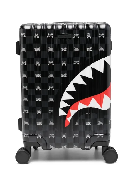 Мужской чемодан Sprayground Shark Mouth, черный