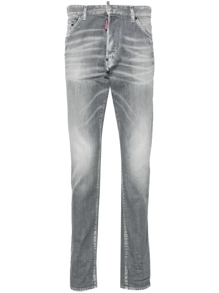 Джинсы-скинни для крутых парней DSQUARED2 grey