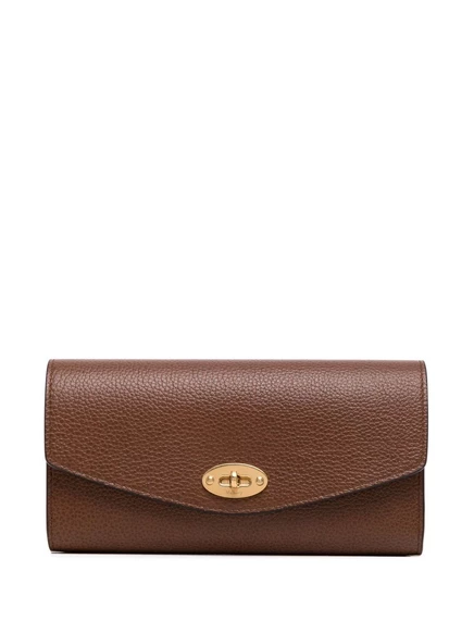 Женская сумка Mulberry с поворотным замком, коричневая