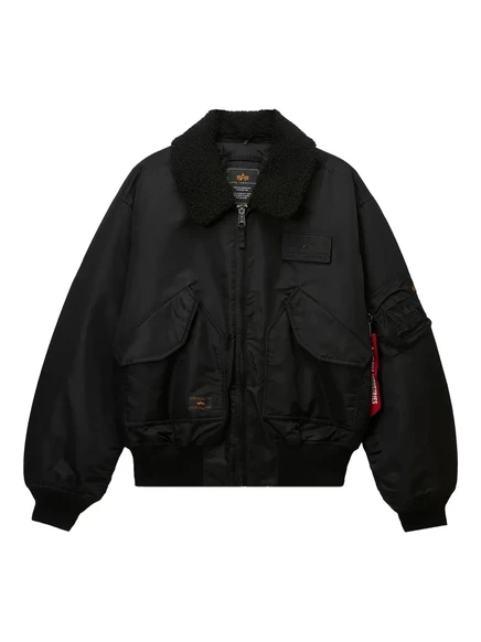 Мужская куртка-бомбер Alpha Industries, черная