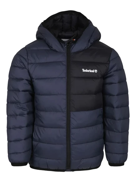 Стеганая куртка с логотипом Timberland Kids  blue
