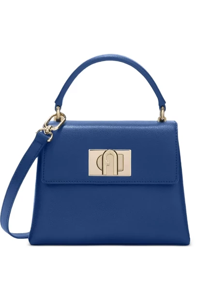 Маленькая сумка-ранец Furla с верхней ручкой blue