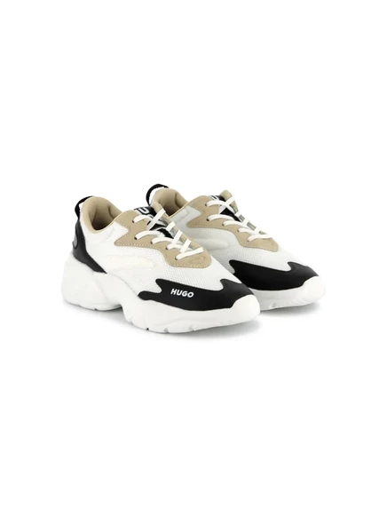 Кроссовки HUGO KIDS с цветными блоками white