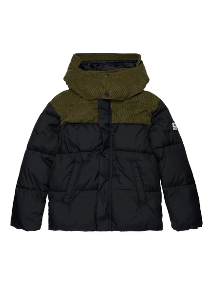 Детская стеганая куртка Diesel Kids, черная