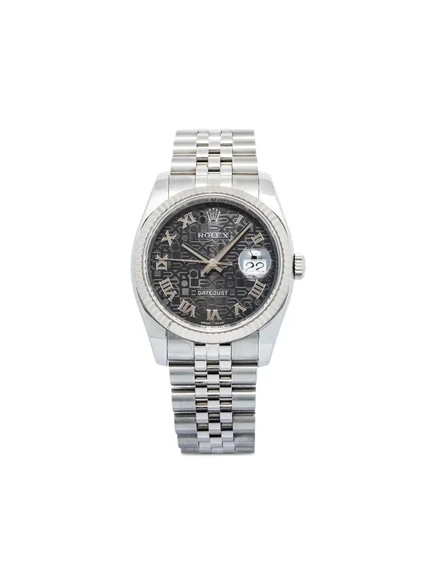 Мужские часы Rolex Datejust 36 мм, черный циферблат