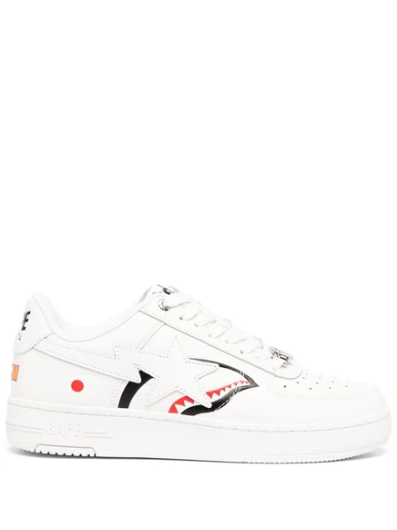 Мужские кроссовки A Bathing Ape STA Shark M2, белые