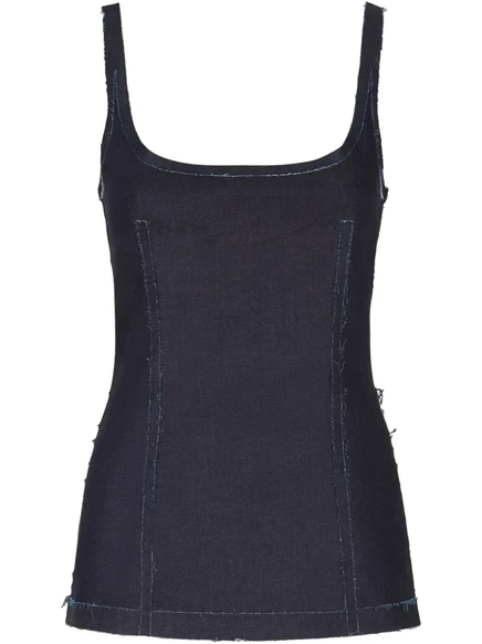 Джинсовый корсетный топ Marni blue