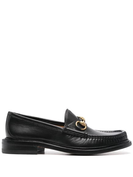 Мужские лоферы Gucci Horsebit 1953 из кожи, черные