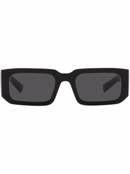 Солнцезащитные очки в прямоугольной оправе Prada Eyewear PR 06YS black