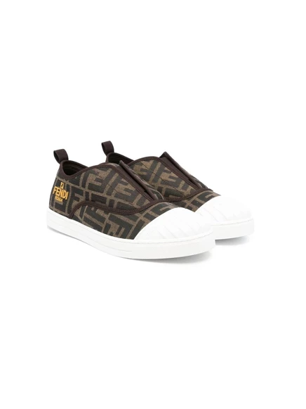 Детские слипоны Fendi Kids, коричневые