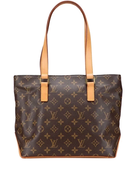 Сумка для фортепиано Cabas с монограммой Louis Vuitton 2002 года выпуска, бывшая в употреблении brown