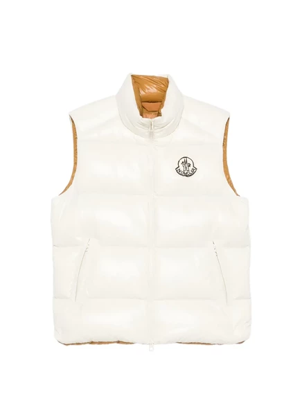 Мужской пуховый жилет Moncler Belice, белый