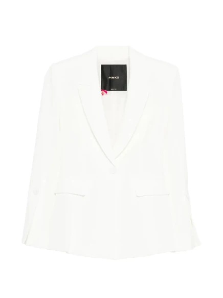 Женский жакет PINKO из технической ткани, белый