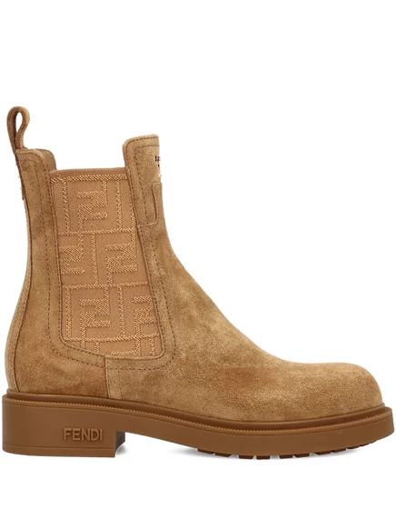 Женские ботинки Fendi Filo челси, коричневые