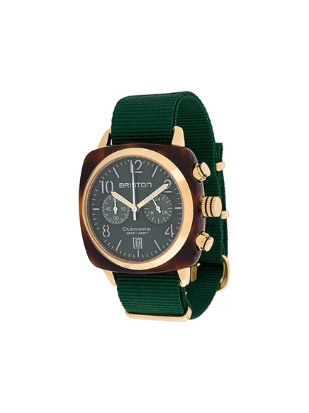Часы Briston Clubmaster Classic 40 мм, зеленые