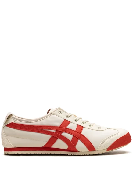 Унисекс кроссовки Onitsuka Tiger Mexico 66, бело-красные