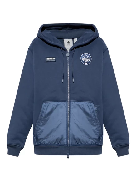 Мужское худи Adidas Wilpshire SPZL на молнии, синее