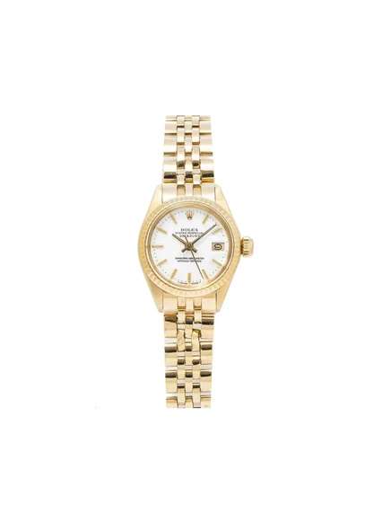 Бывшие в употреблении часы Rolex Date - всего 26 мм white