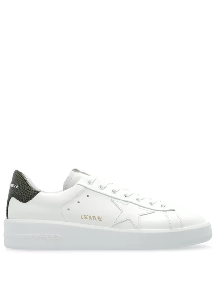 Кроссовки из натуральной кожи Golden Goose white